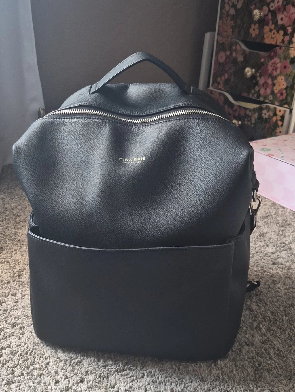 Mina Baie Black Vegan Midi Stevie - Picture 1 of 5